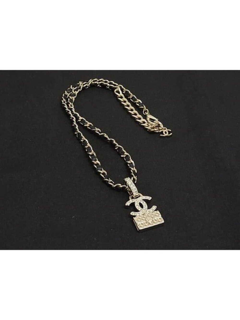 Chanel CC Logo Quilted Bag Motif Pendant